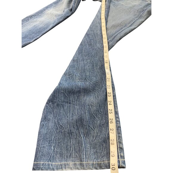 7 For All Mankind Mens Standard Jeans Straight Leg Button-Fly Blue Size 34 - Picture 7 of 9